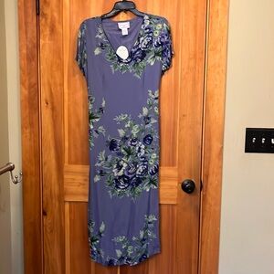 April Cornell Dress Woman’s Size Small Purple floral print